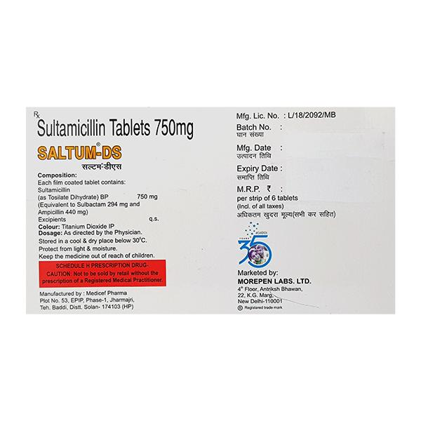 SALTUM DS Tablet 6's