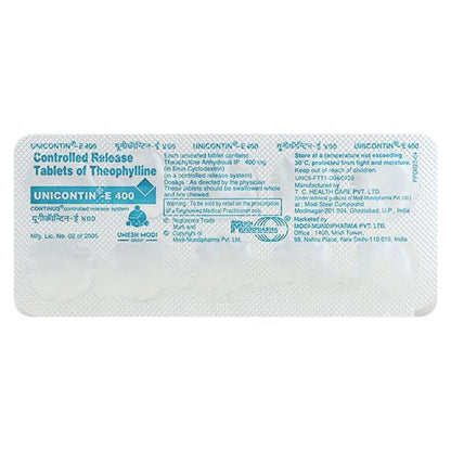 Unicontin E 400mg Tablet 10'S