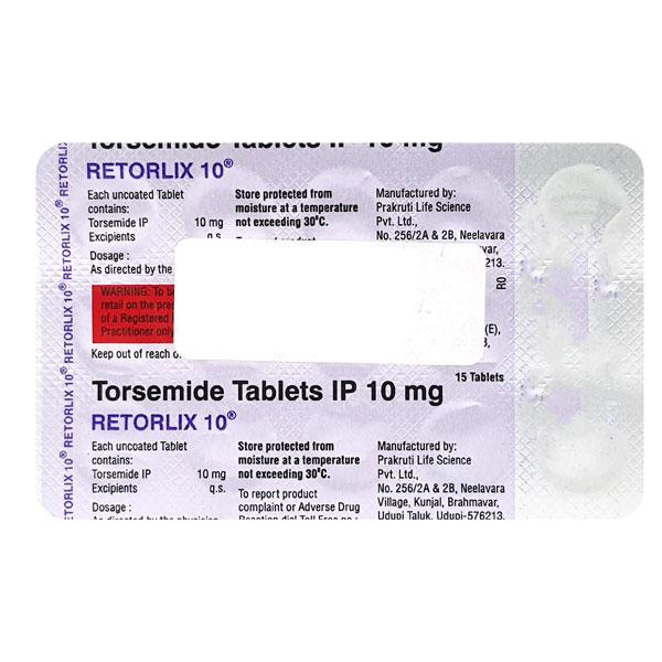 RETORLIX 10mg Tablet 15's
