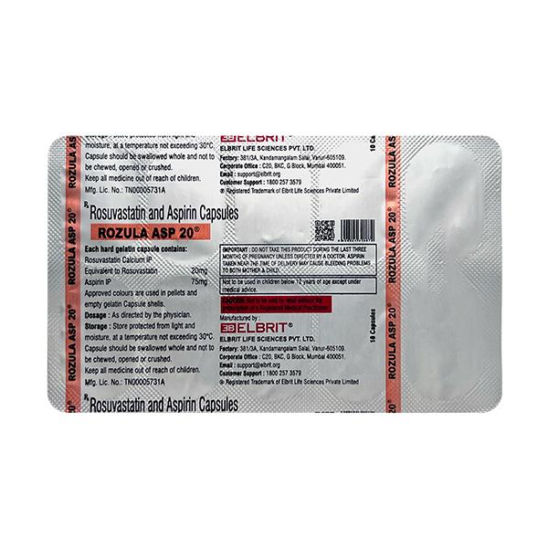 ROZULA ASP 20 Capsule 10's