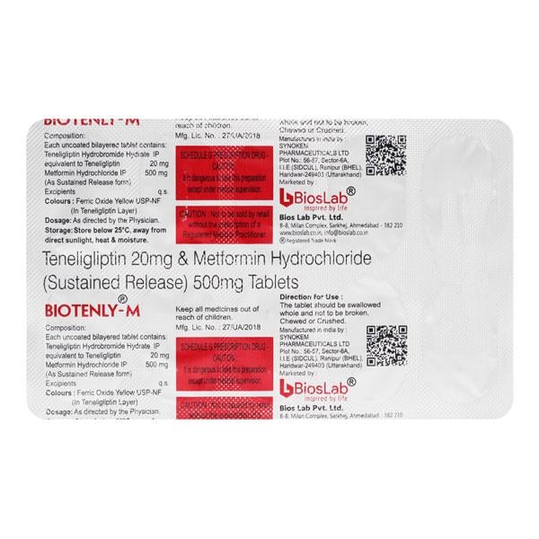 BIOTENLY M Tablet 10's