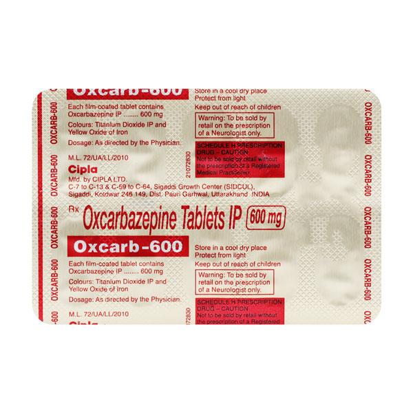 Oxcarb 600mg Tablet 10'S