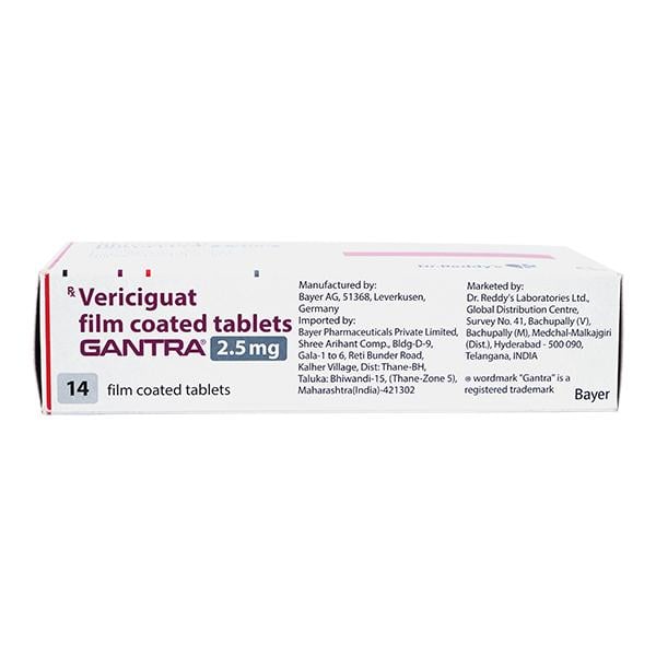 GANTRA 2.5mg Tablet 14's