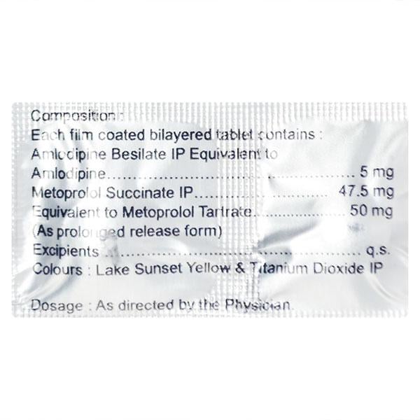 BEST BETA AM 50/5mg Tablet 10's