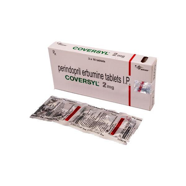 Coversyl 2mg Tablet 10'S