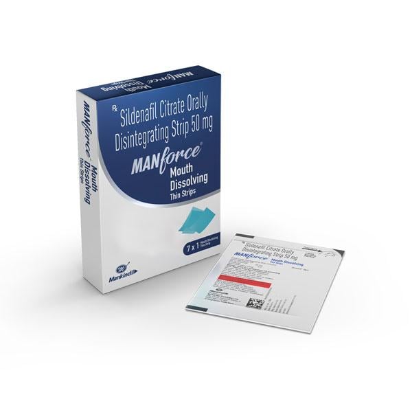 MANFORCE MOUTH DISSOLVING THIN Strips 1's