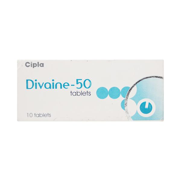 Divaine 50mg Tablet 10'S
