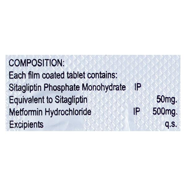 GLIPCRIN M 50/500mg Tablet 15's