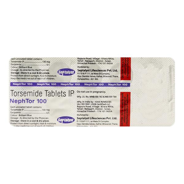 NEPHTOR 100mg Tablet 10's