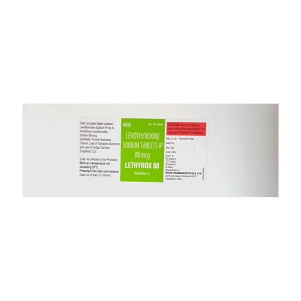 LETHYROX 88 Tablet 120's