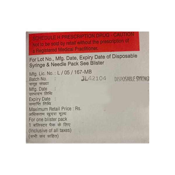 METABOL 25mg Injection 1ml