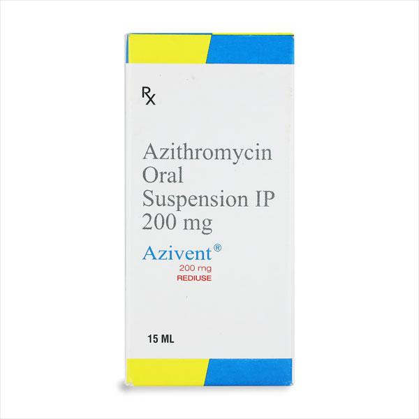 Azivent 200mg Suspension 15ml