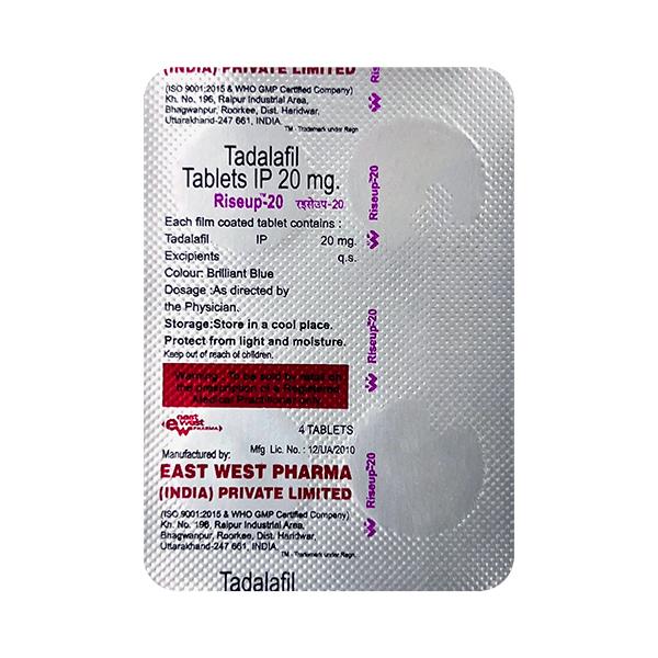 RISEUP 20MG TABLET 4'S