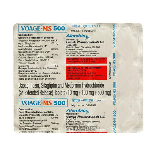 VOAGE MS 500 Tablet 15's