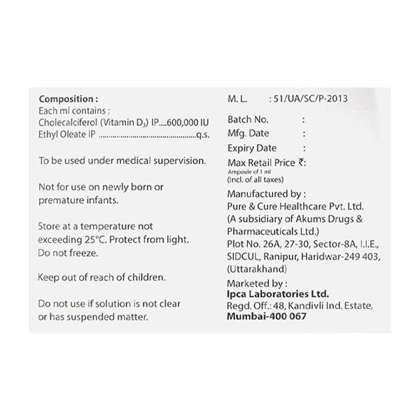 CALCONSTA D3 Injection 1ml