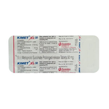 Kimet XL 50mg Tablet 10'S