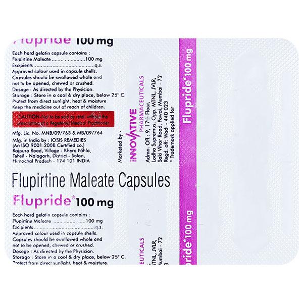 FLUPRIDE 100mg Capsule 10's
