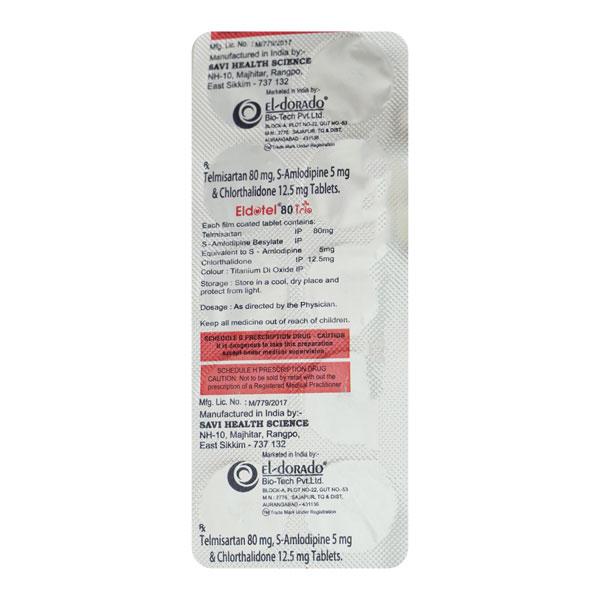 ELDOTEL 80mg Tablet 10's