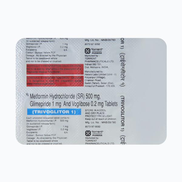 Trivoglitor 1mg Tablet 10'S