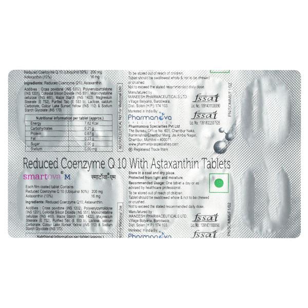 SMARTOVA M Tablet 10's