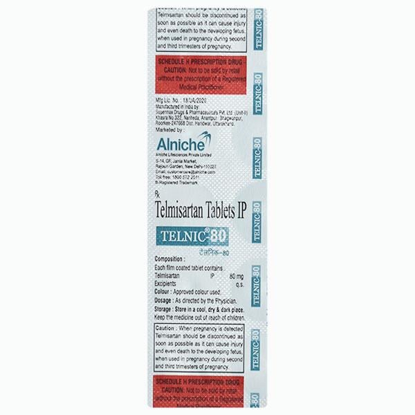 TELNIC 80 Tablet 10's