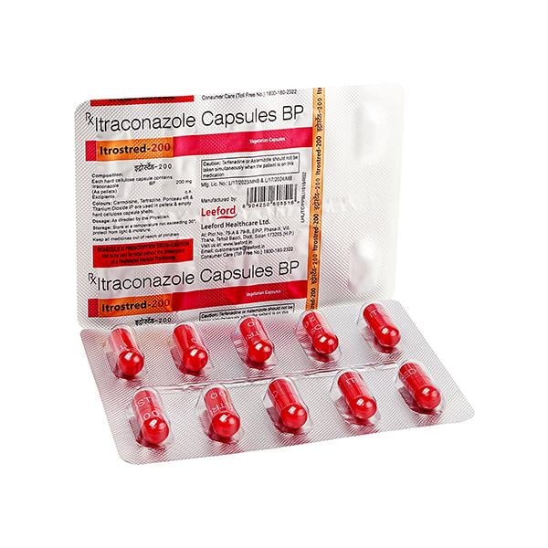 ITROSTRED 200mg Capsule 10's