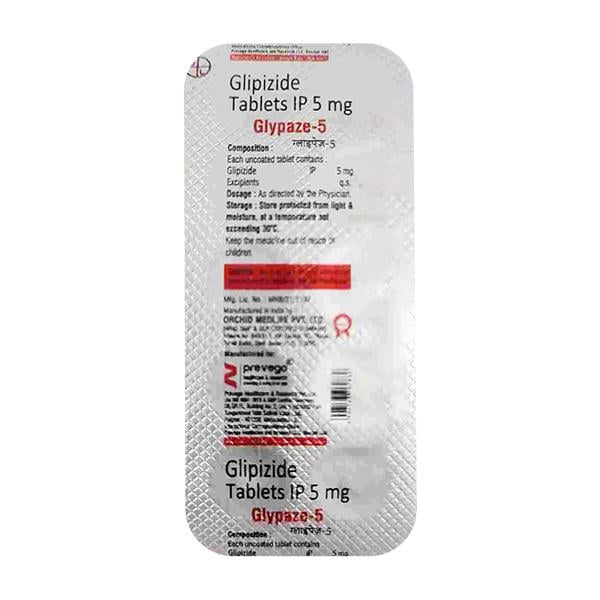 GLYPAZE 5 Tablet 10's