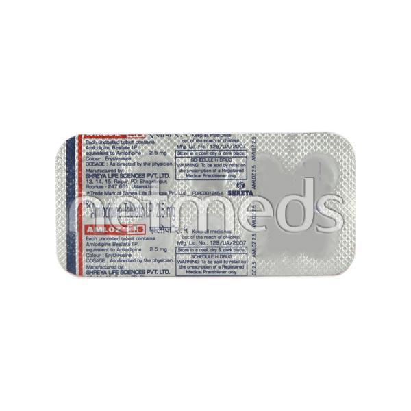 Amloz 2.5mg Tablet 10'S