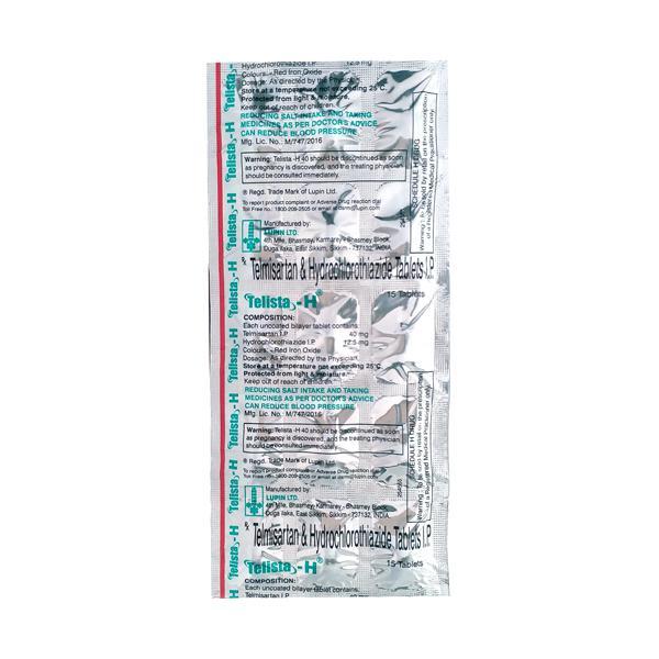 Telista H 40mg Tablet 15'S