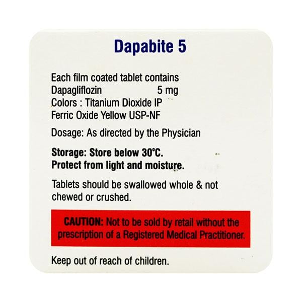 DAPABITE 5 Tablet 10's