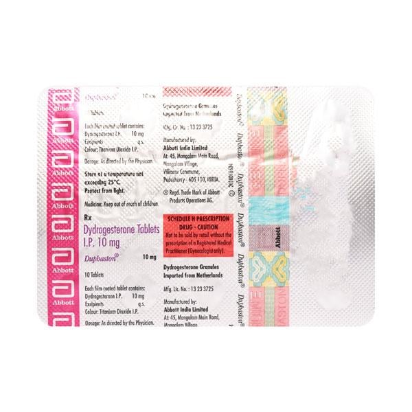 Duphaston 10mg Tablet 10'S