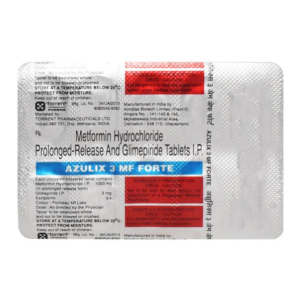 Azulix MF Forte 3mg Tablet 10'S