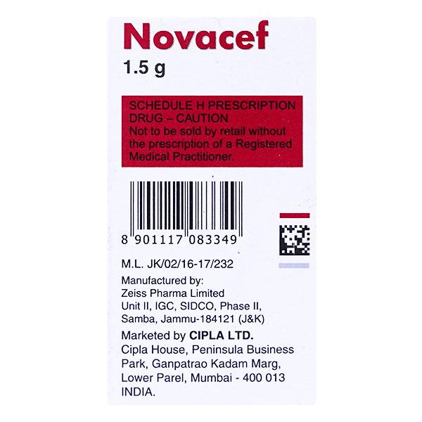 Novacef 1.5gm Injection 20ml
