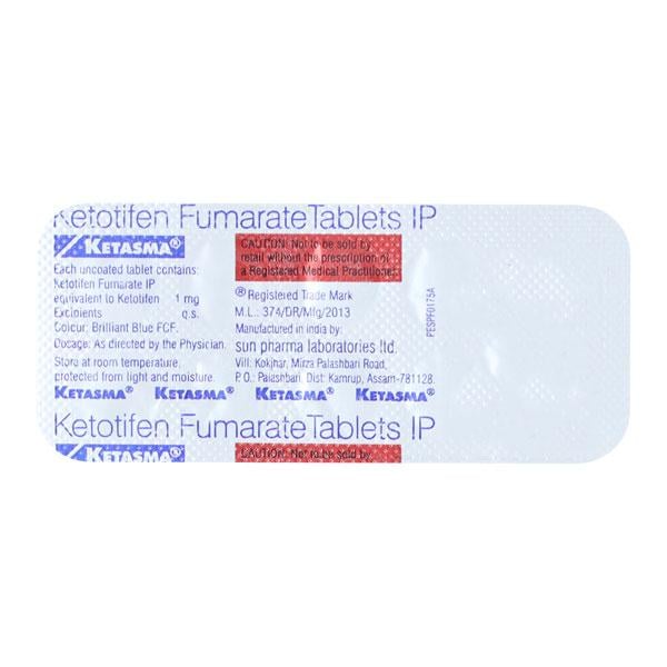 Ketasma Tablet 10'S