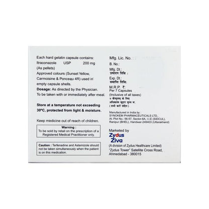Livafin O 200mg Capsule 7'S