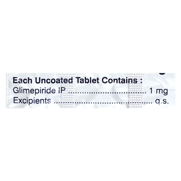 K Glim 1mg Tablet 15'S