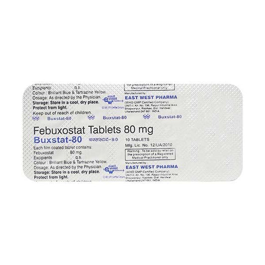 Buxstat 80mg Tablet 10'S