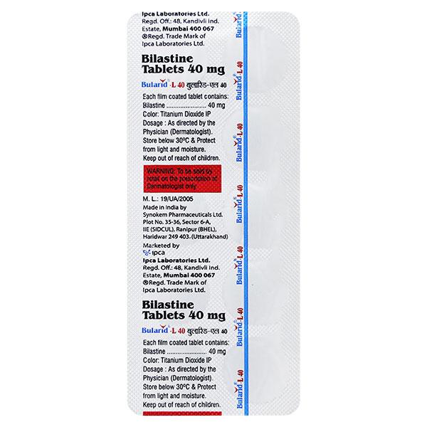 BULARID L 40 Tablet 10's