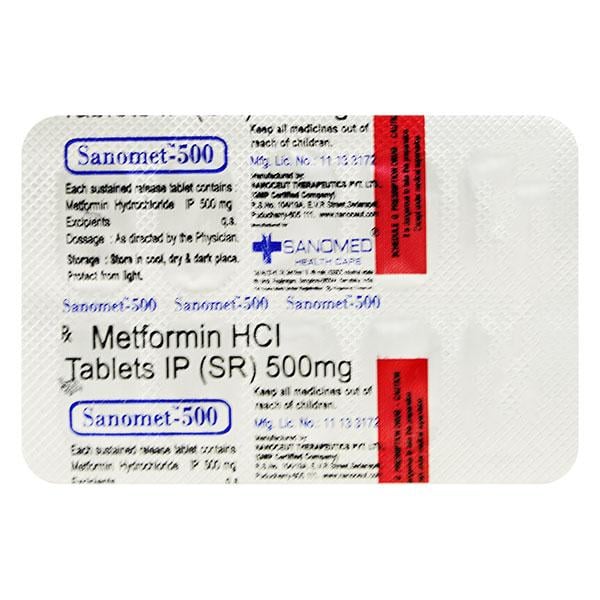 SANOMET 500 Tablet 10's