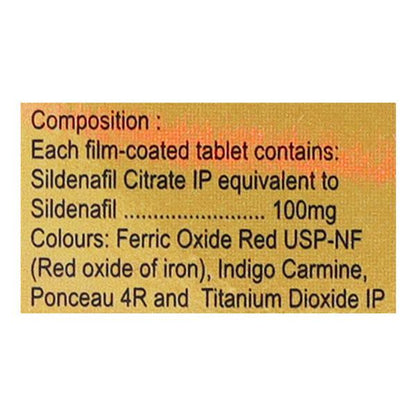 Zenegra Red 100 Tablet 4'S