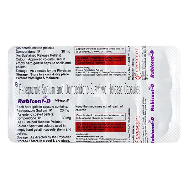 RABICENT D Capsule 10's