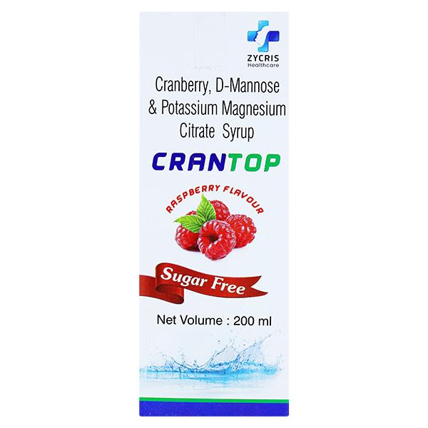 CRANTOP Sugar Free Raspberry Flavour Syrup 200ml