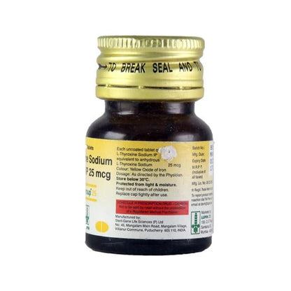 THYROUP 25mcg Tablet 120's