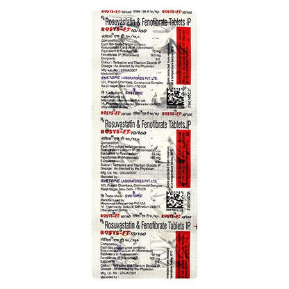 Rosys FT 10/160mg Tablet 10'S