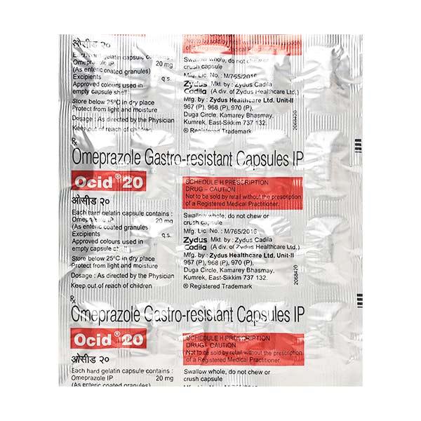 OCID 20mg Capsule 20's