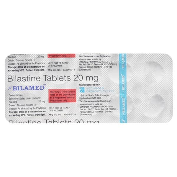 BILAMED 20 Tablet 10's