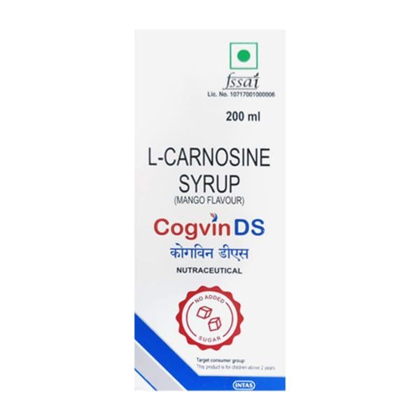 COGVIN DS NO ADDED SUGAR MANGO FLAVOUR Syrup 200ml