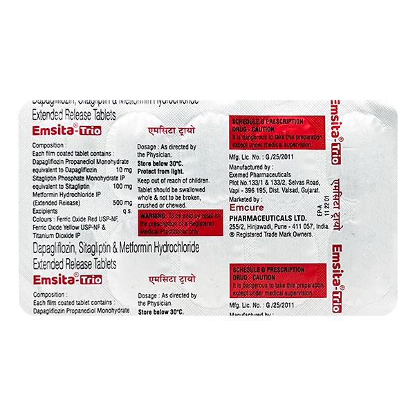 EMSITA TRIO Tablet 10's