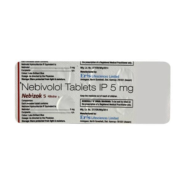 Nebizok 5mg Tablet 10'S