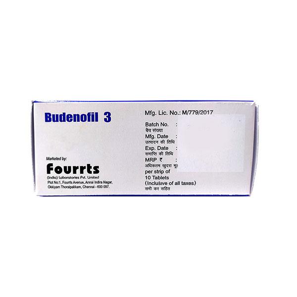 BUDENOFIL 3 Tablet 10's